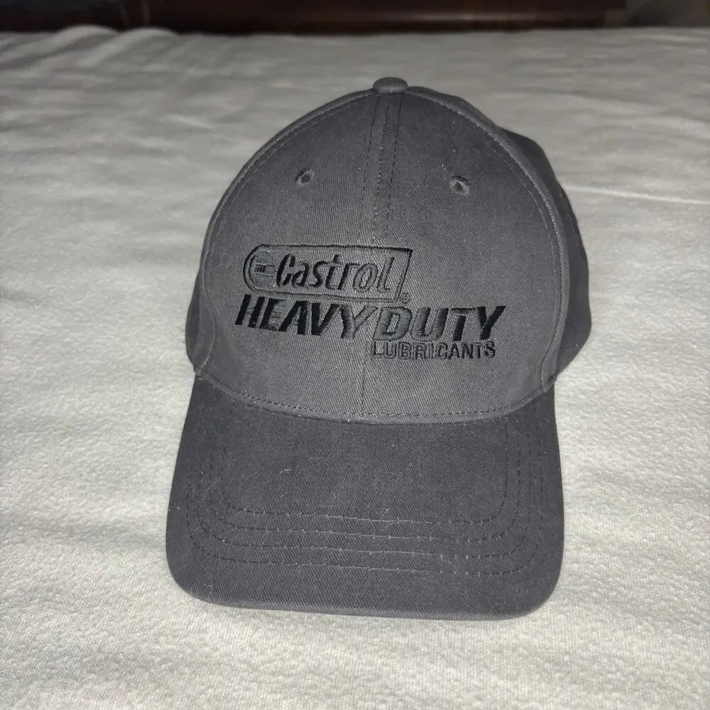 Chevrolet Castrol Hat Lot 2 Adjustable Automotive Advertising Caps Mens OSFA